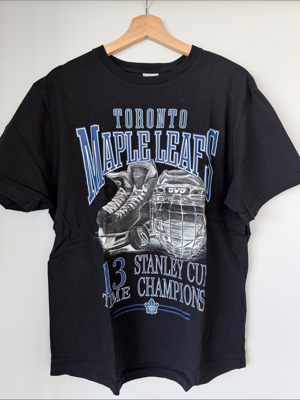 OVO Black Toronto Maple Leafs Graphic Short Sleeve Tee